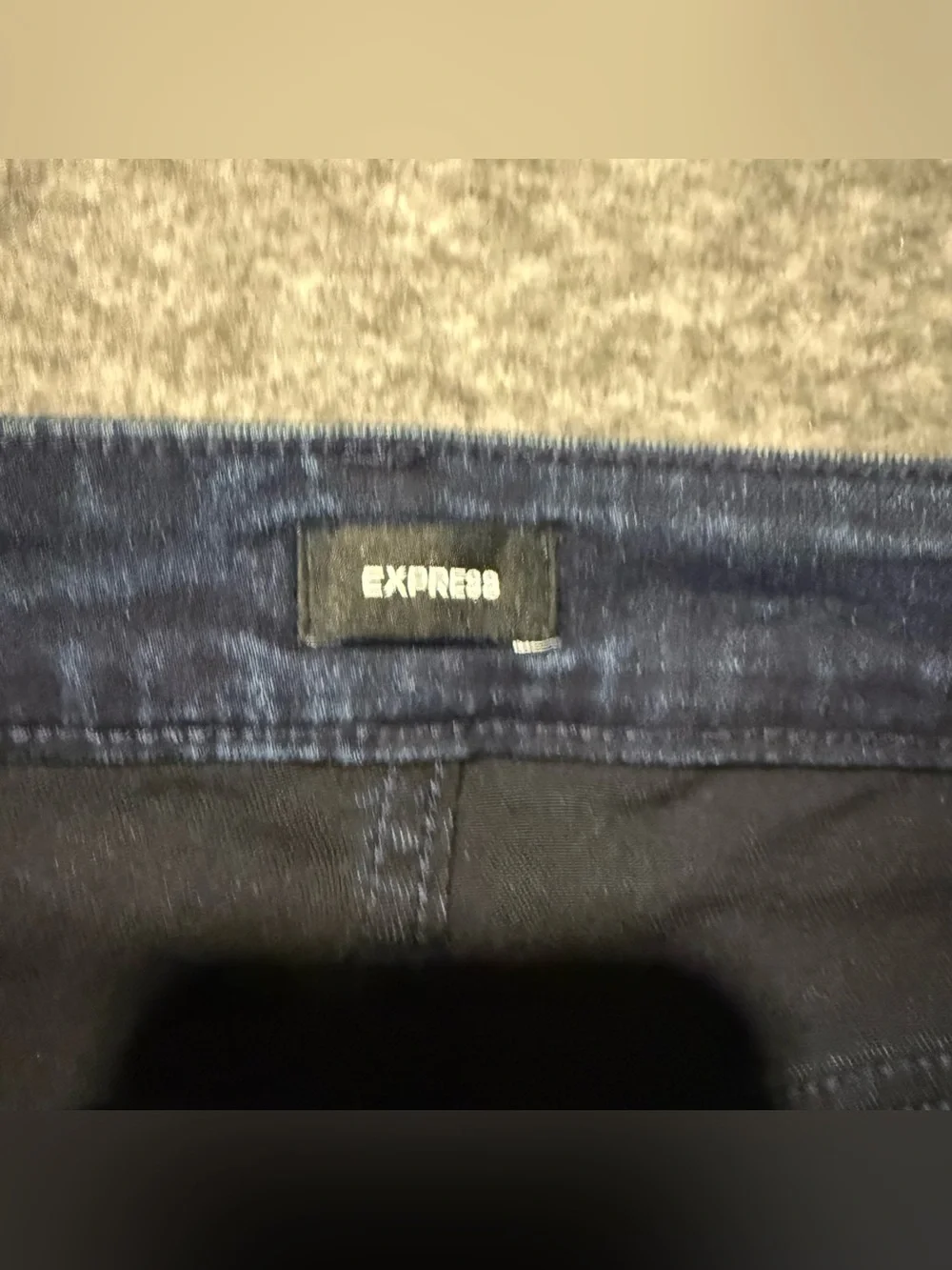 Express Jeans Mens 34x30 Darkwash Blue Slim Straight Fit Stretch Comfort NWT